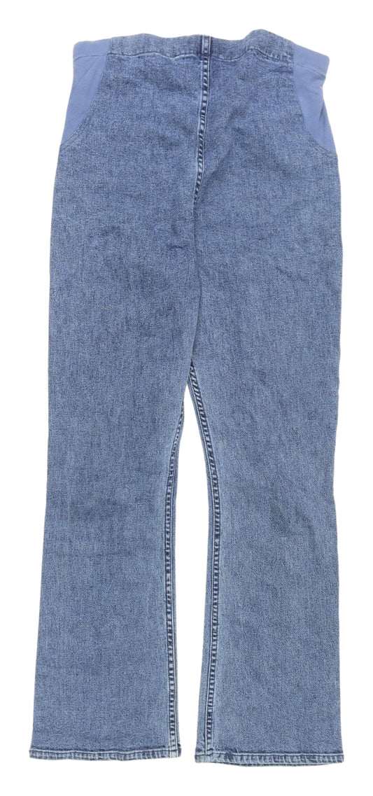 Womens UK Size 10 Blooming Marvellous Regular Fit Straight Blue Jeans