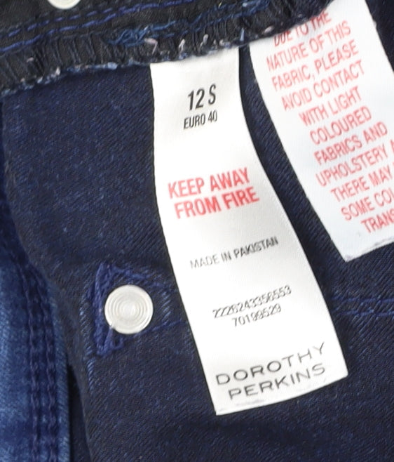 Dorothy Perkins Women's Blue Skinny Jeans, Size 12