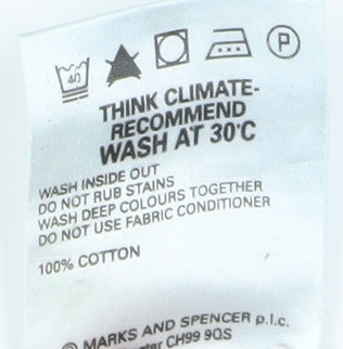 Marks and Spencer Men's Blue Straight Jeans, Size 36