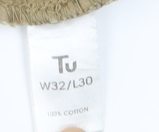 Tu Men's Beige Straight Leg Jeans W32 L30