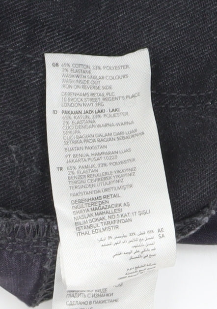 Debenhams Black Straight Fit Men's Jeans 34S