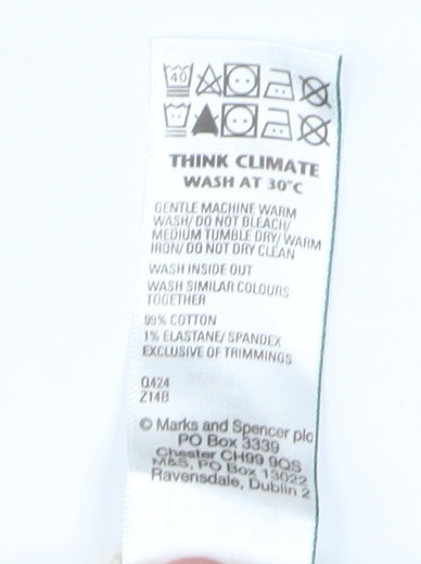 Marks and Spencer Men's Ivory Straight Jeans 32