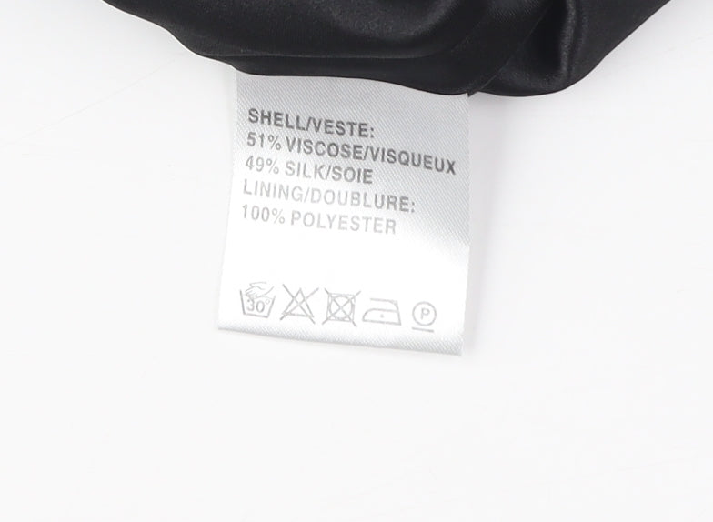 Jacques Vert Floral Blouse, Women, Size 14, Viscose/Silk, Multicoloured