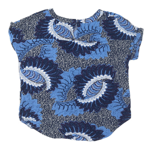 Womens UK Size 10 NEXT Blue Blouse