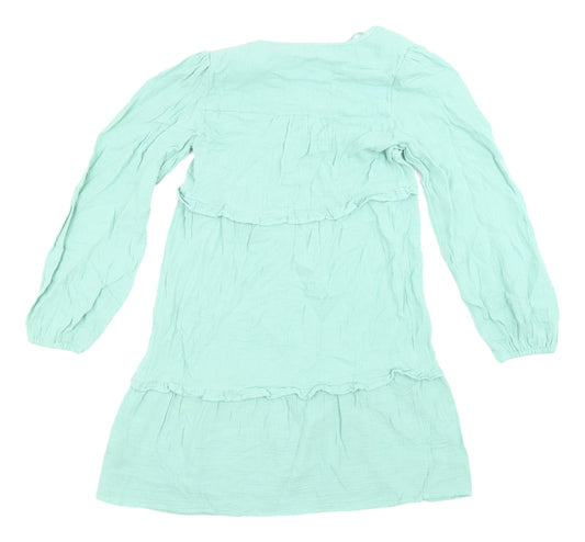Marks and Spencer Women's Green Shift Dress Size 6