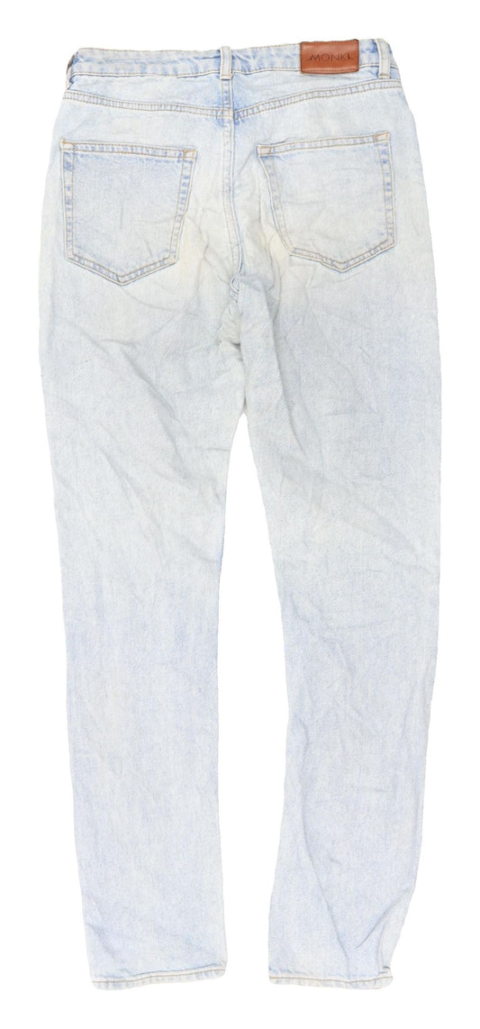 Monki Women's Blue Straight Leg Jeans Size 26