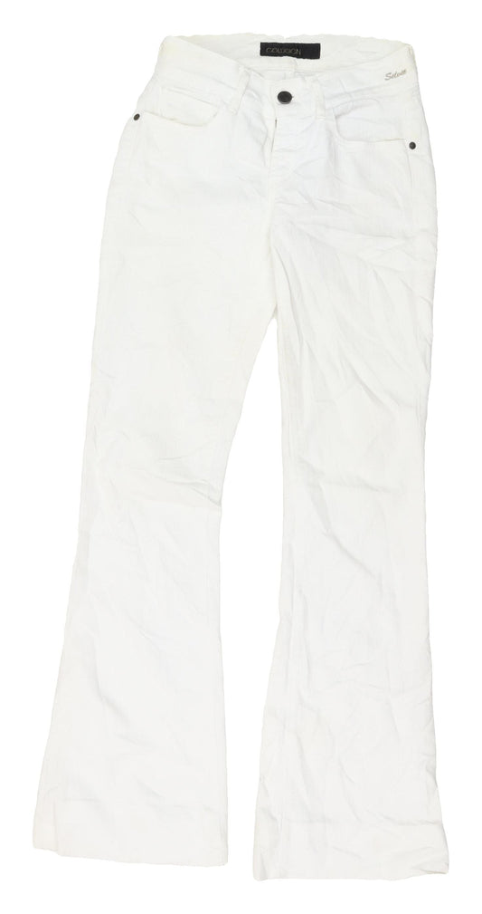 Goldsign Women's White Flared Jeans Size 26