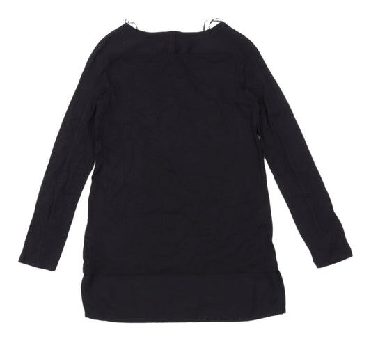 Womens UK Size 6 Marks and Spencer Black Blouse