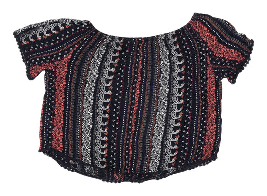 M&Co Women's Multicoloured Tunic Blouse Size 18 Casual