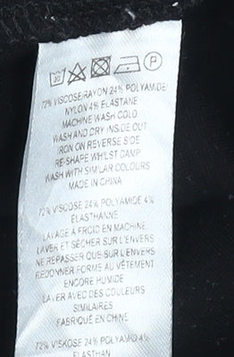 French Connection Black Sheath Dress Women Size 14