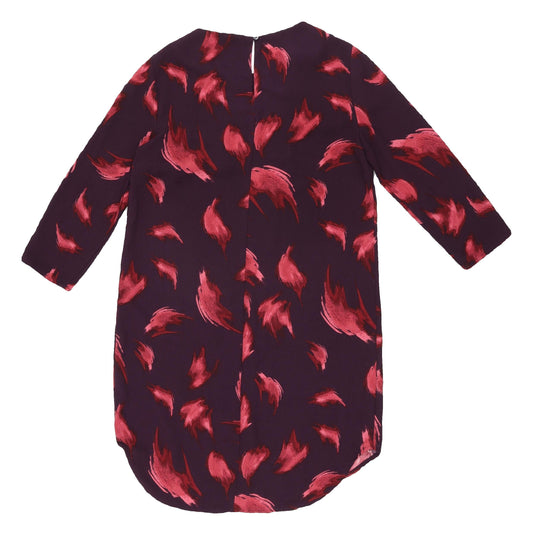 Hush Women's Purple Shift Dress, Size L, 3/4 Sleeve