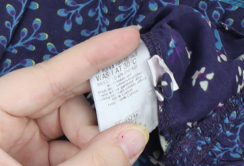 Womens UK Size 8 Per Una Multicoloured Tunic Blouse