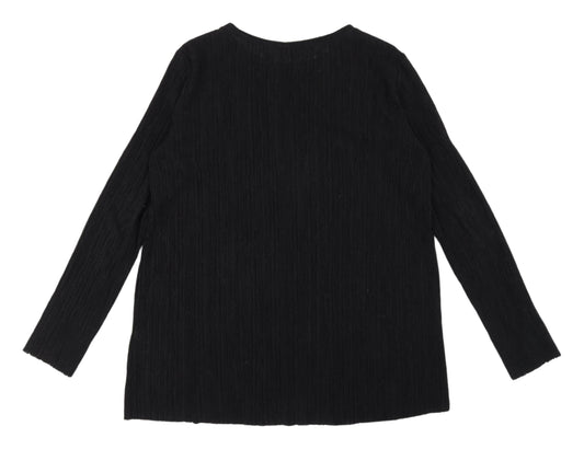 Womens UK Size M Zara Black Blouse