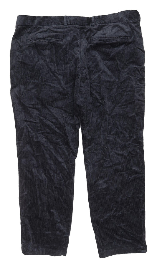 Marks and Spencer Men's Grey Chino Trousers, Size L