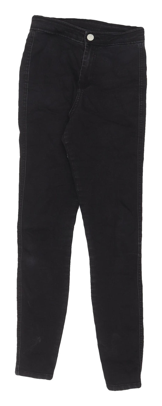 Additional front view of ASOS Women's Black Skinny Jeans, size 8