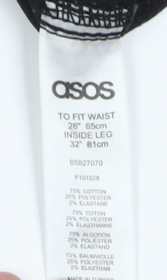 ASOS Women's Black Skinny Jeans, Size 8