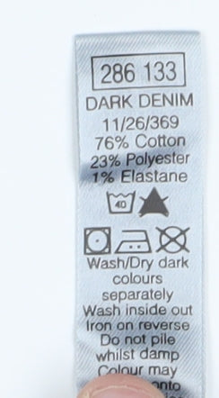 M&Co Women's Blue Straight Jeans Size 10