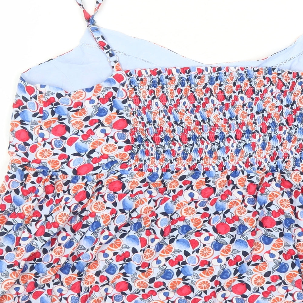 Womens UK Size 14 Marks and Spencer Multicoloured Camisole Tank