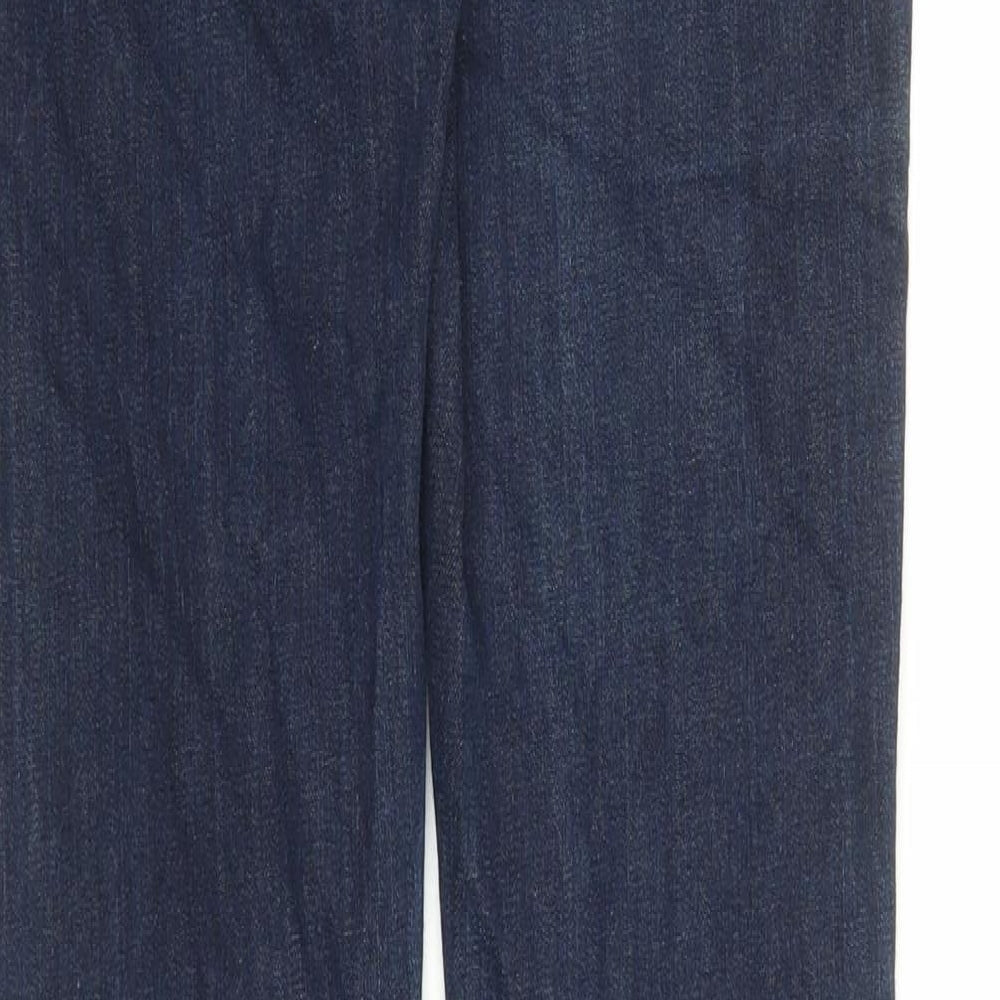 Urban Mens Blue Cotton Straight Jeans Size 30 in L31 in Regular Zip - Pockets