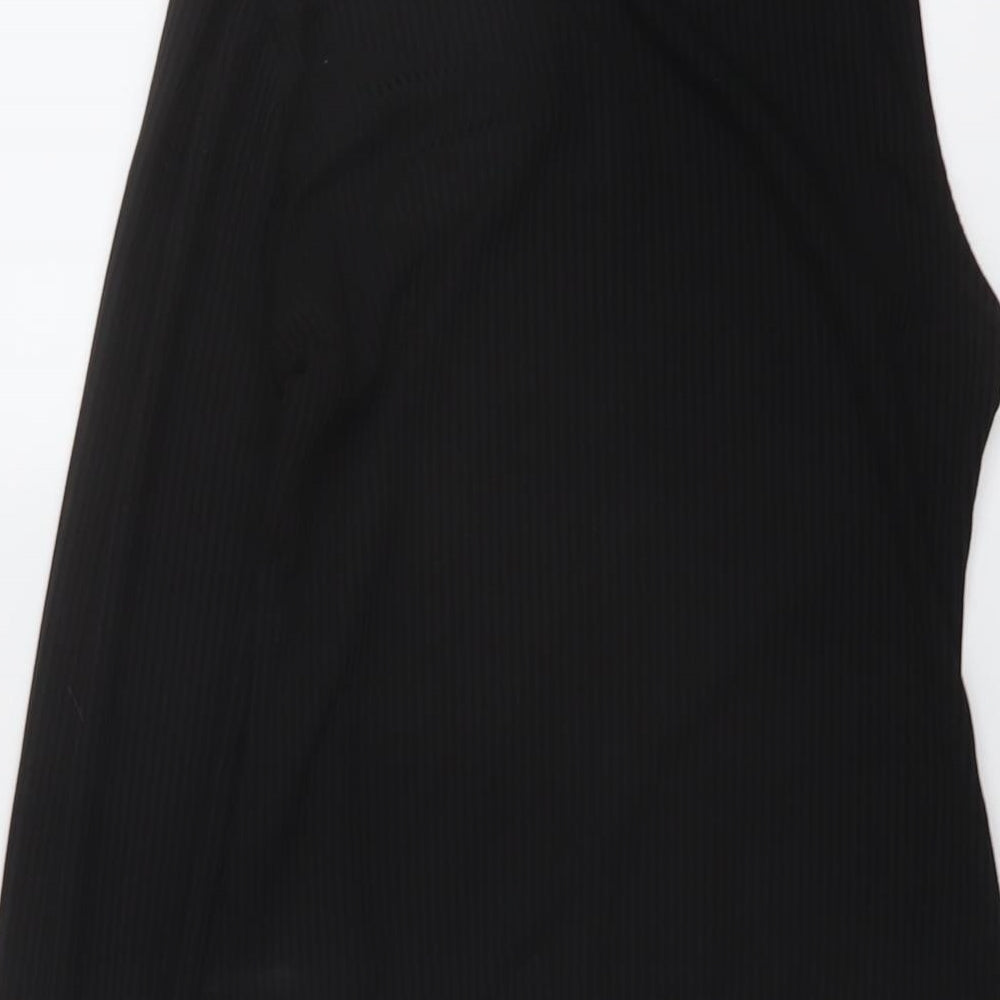 Womens UK Size 8 ASOS One-Piece Black Bodysuit