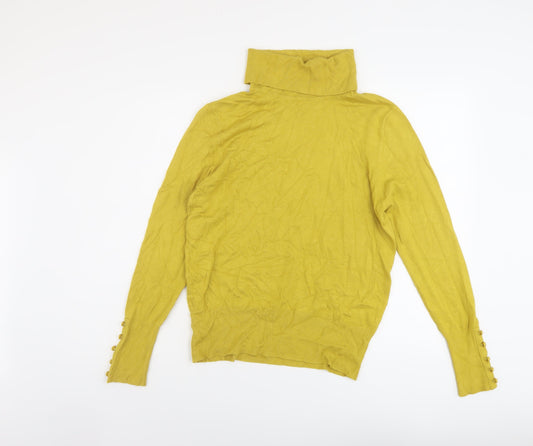 Womens UK Size M Paramour Yellow Pullover Jumper