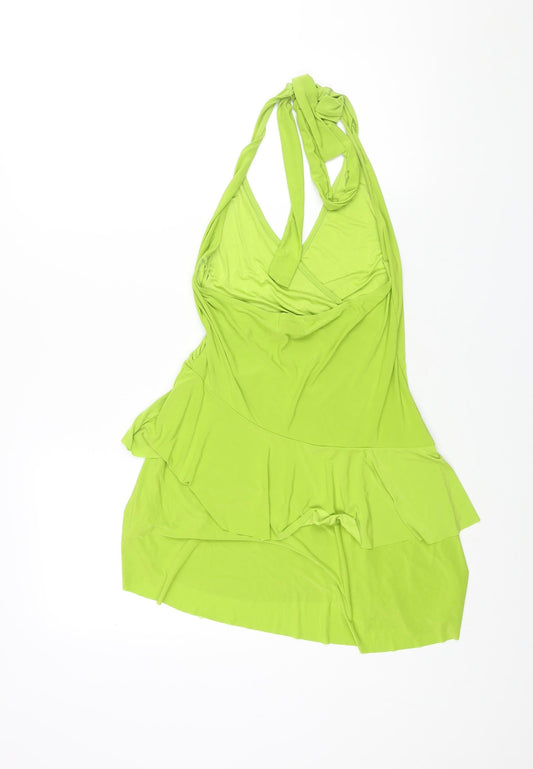 Womens UK Size 10 ASOS Green Camisole Blouse