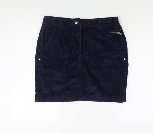 Womens UK Size 12 NEXT Mini Corduroy Skirt
