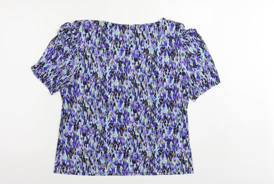 Womens UK Size XL CC Blue Basic Blouse