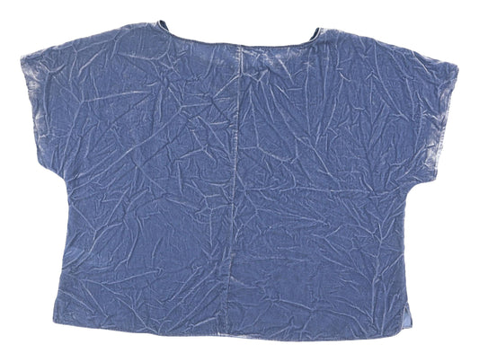 Womens UK Size 20 Marks and Spencer Blue Basic T-Shirt