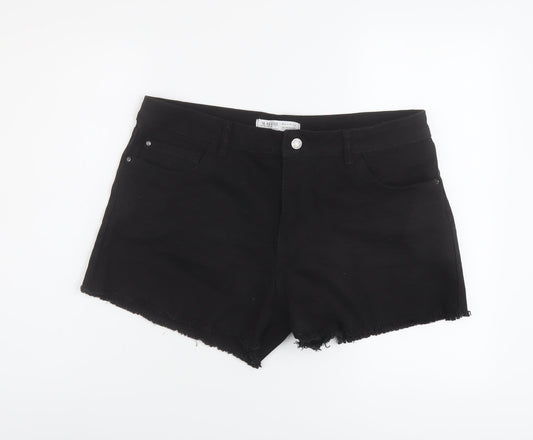 Womens UK Size 18 Denim & Co. Regular Fit Cut-Off Shorts