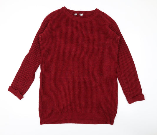Womens UK Size 10 ASOS Red Pullover Jumper