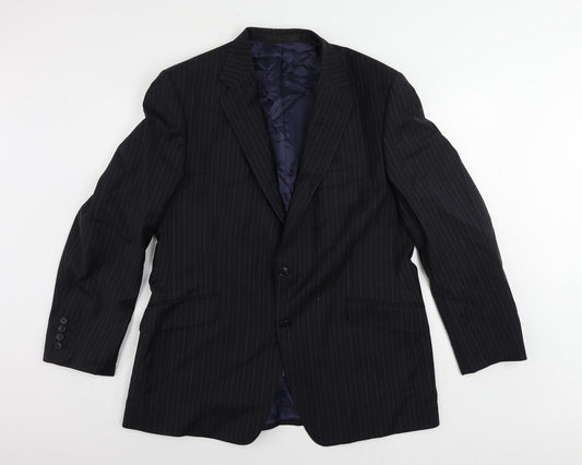 Mens UK Size 44 Autograph Regular Blue Suit Jacket