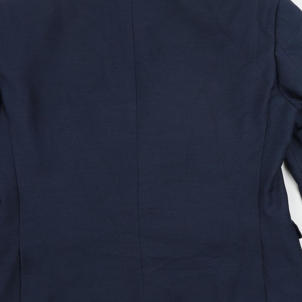 Mens UK Size 38 Burton Regular Blue Suit Jacket
