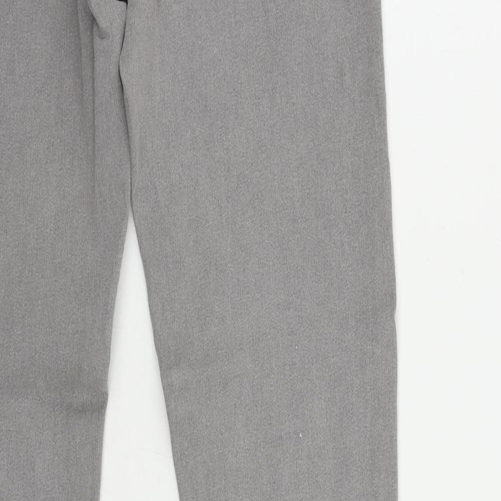 Denim & Co. Womens Grey Cotton Jegging Jeans Size 8 L30 in Regular - Elastic Waist