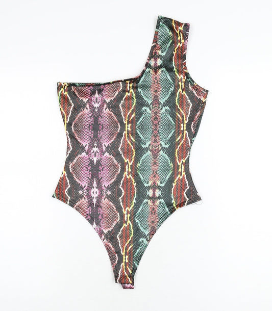 Womens UK Size 8 I SAW IT FIRST One-Piece Multicoloured Bodysuit