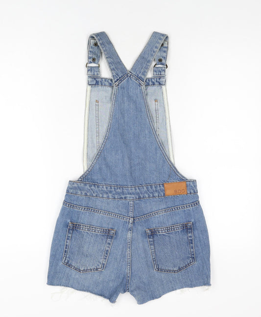 BDG Womens Blue Cotton Dungaree One-Piece Size XS L3 in Zip