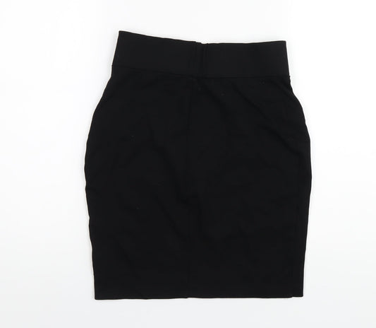 Principles Womens Black Viscose Straight & Pencil Skirt Size 10