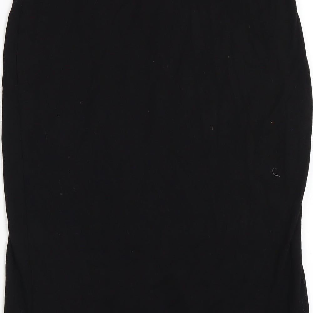H&M Womens Black Viscose Straight & Pencil Skirt Size XS
