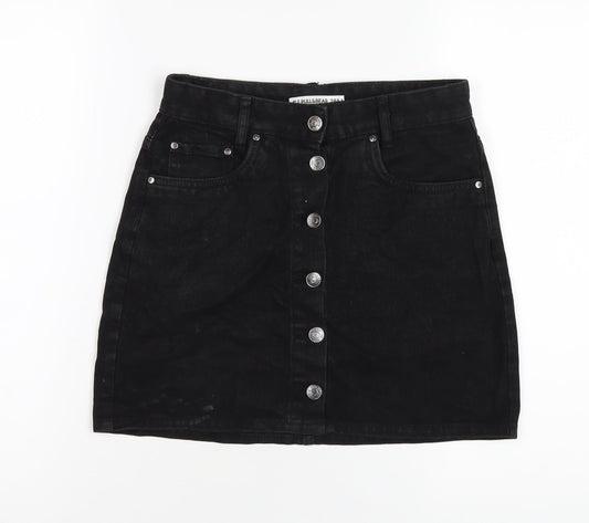 Womens UK Size S Pull&Bear A-Line Denim Skirt