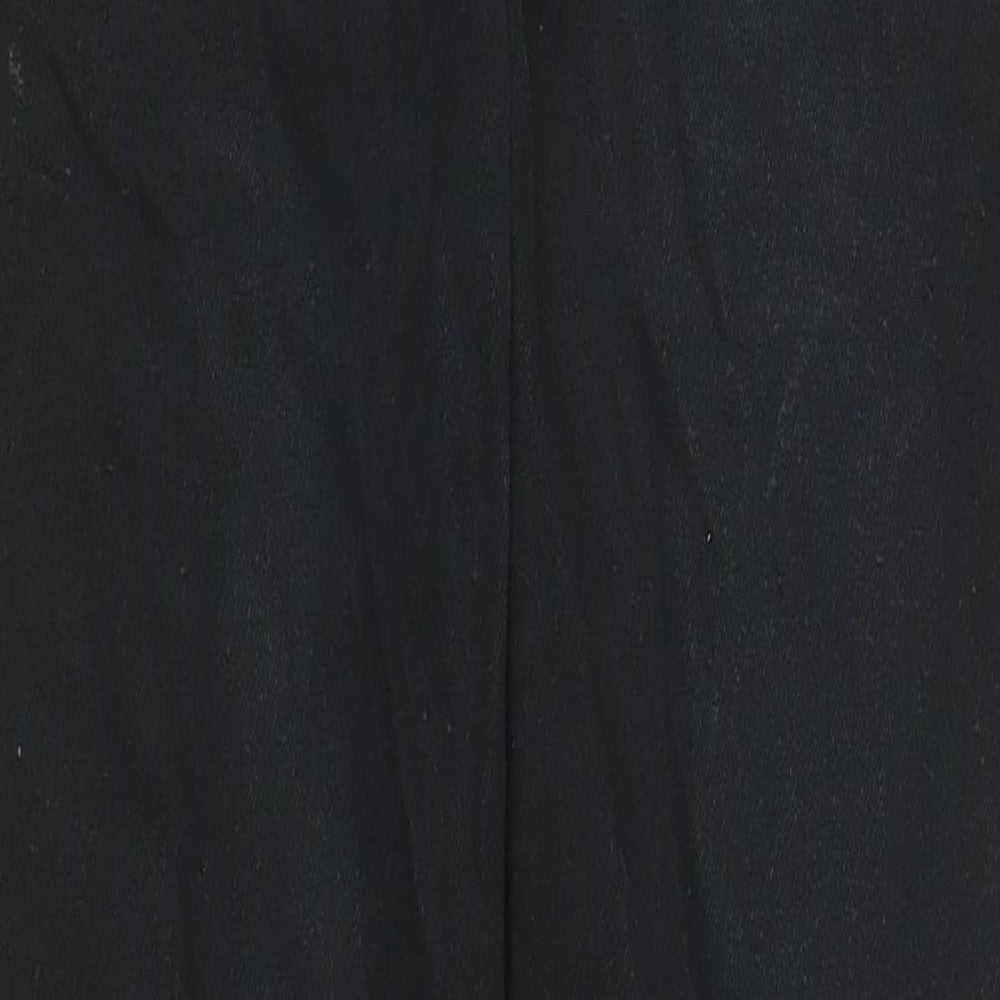 Mens UK Size 28 in River Island Regular Fit Straight Black Jeans