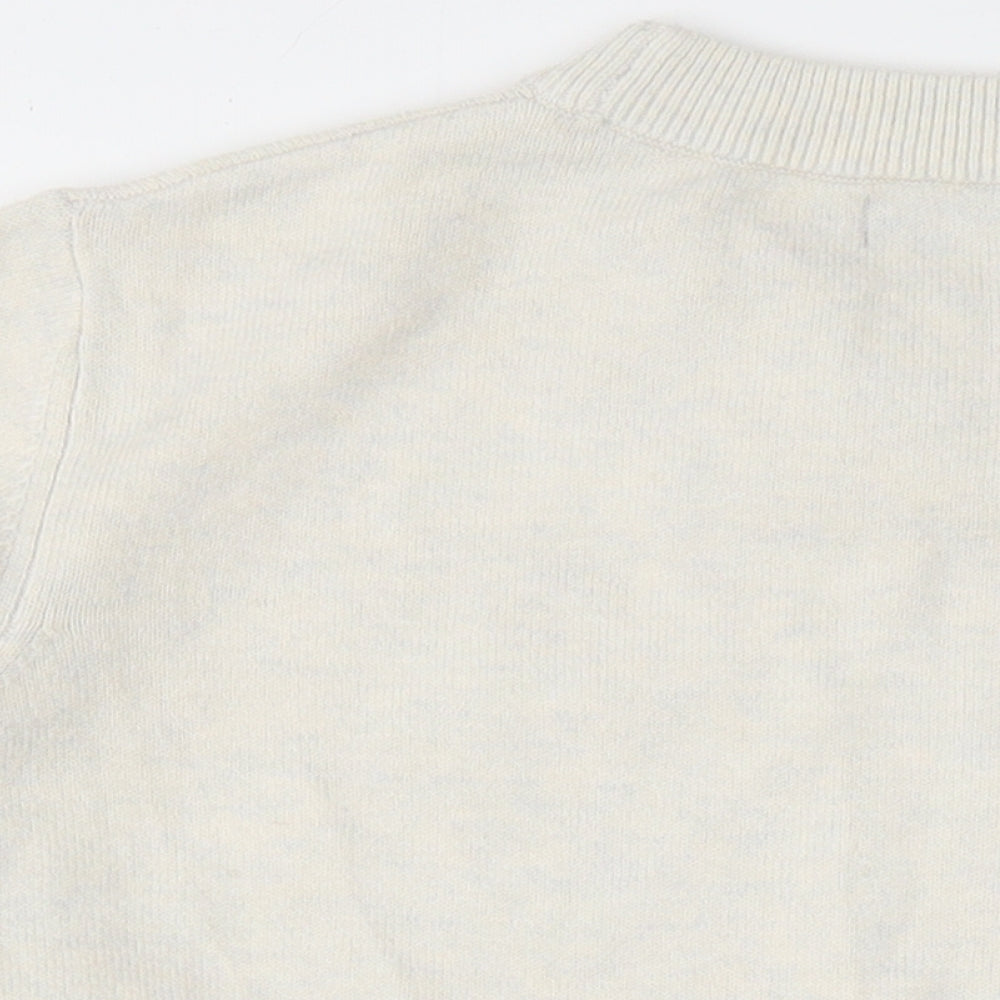 Womens UK Size M Marks and Spencer Ivory Pullover Jumper