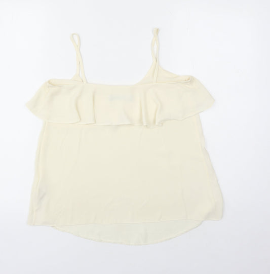 Womens UK Size 6 Dorothy Perkins Ivory Camisole Tank