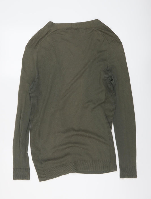 Womens UK Size XS Gap Green Cardigan Jumper