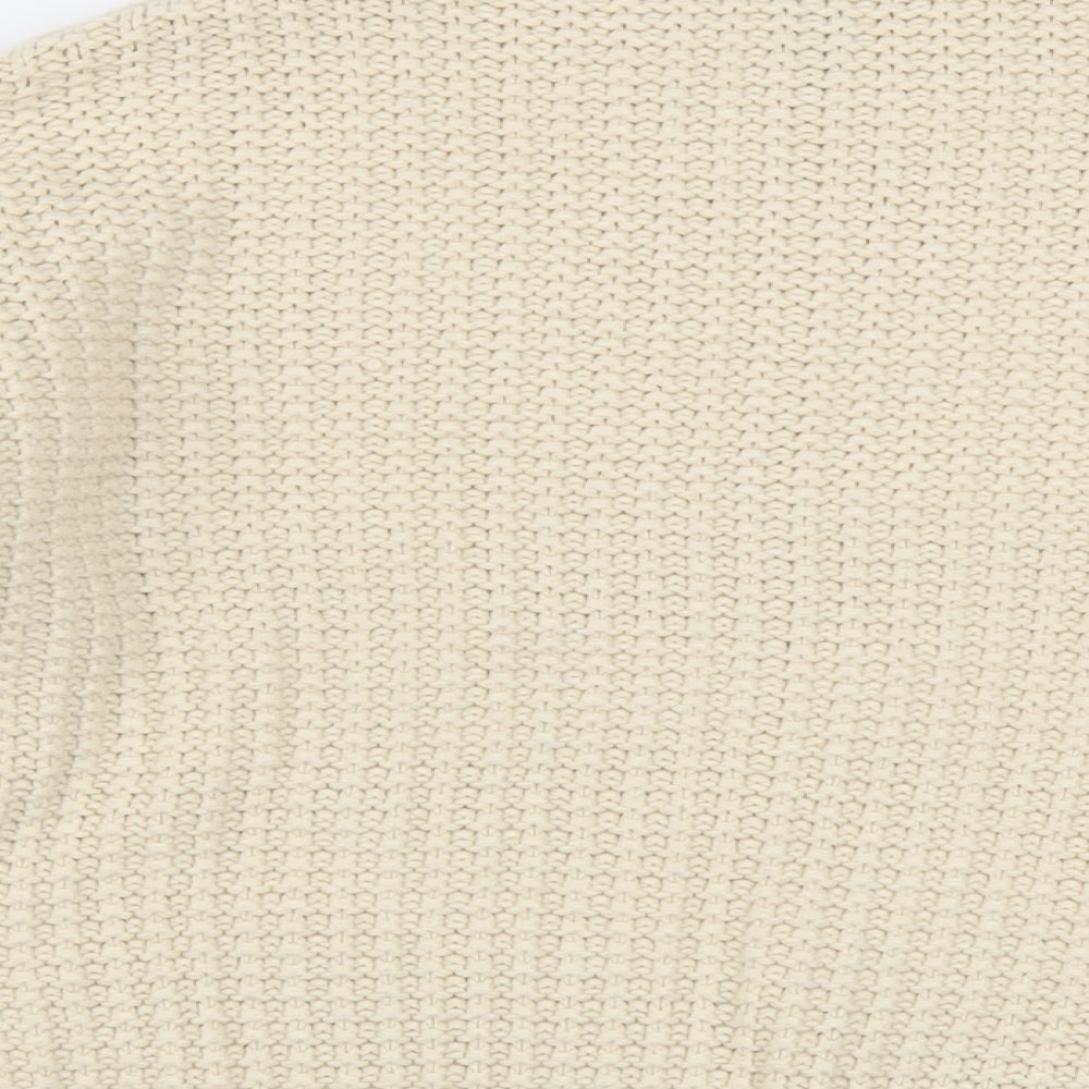Womens UK Size S New Look Beige Pullover Jumper