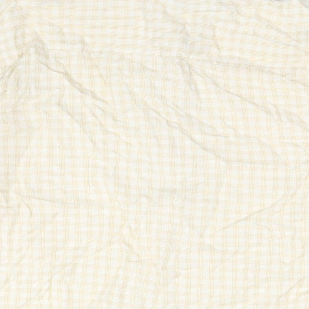 Womens UK Size 14 Marks and Spencer Beige Basic Button-Up