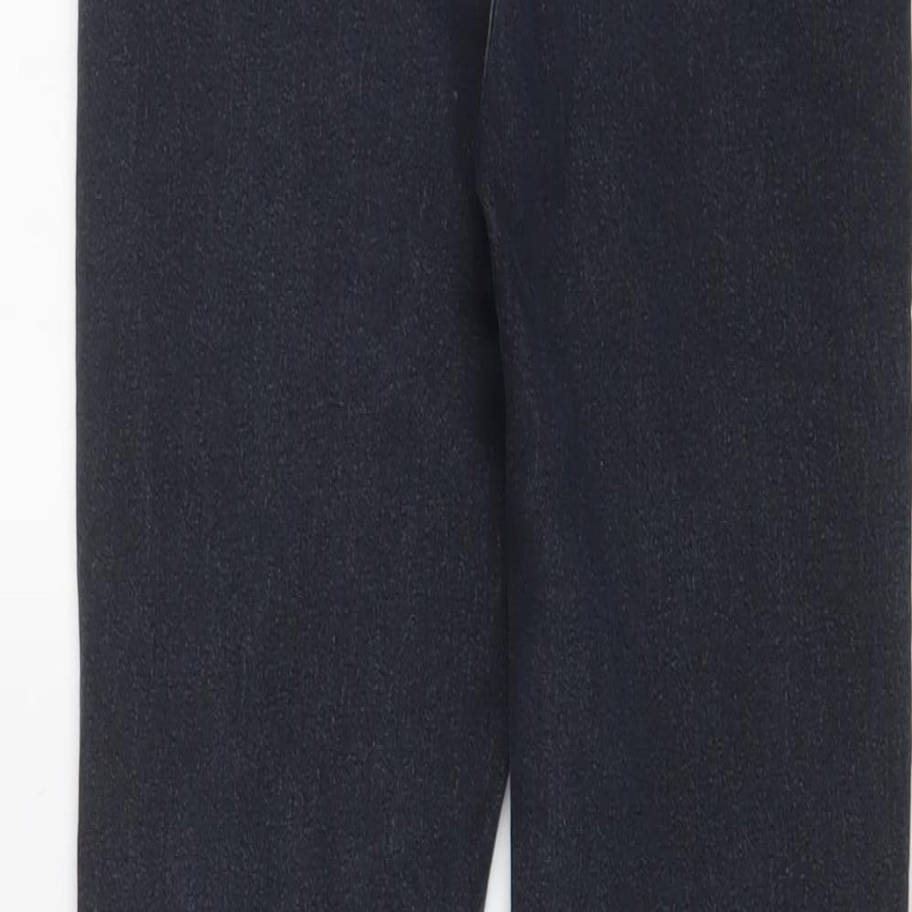 PRETTYLITTLETHING Womens Grey Cotton Skinny Jeans Size 6 L26 in Regular Zip