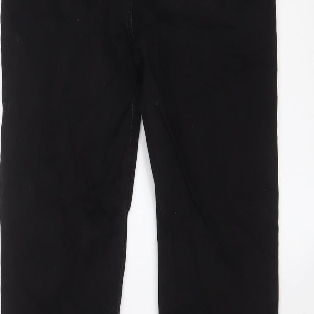 Womens UK Size 10 Zara Regular Fit Skinny Black Jeans