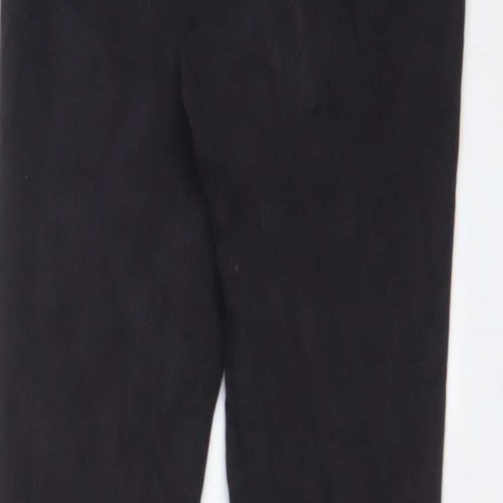 Denim & Co. Womens Grey Cotton Skinny Jeans Size 8 L28 in Regular Zip