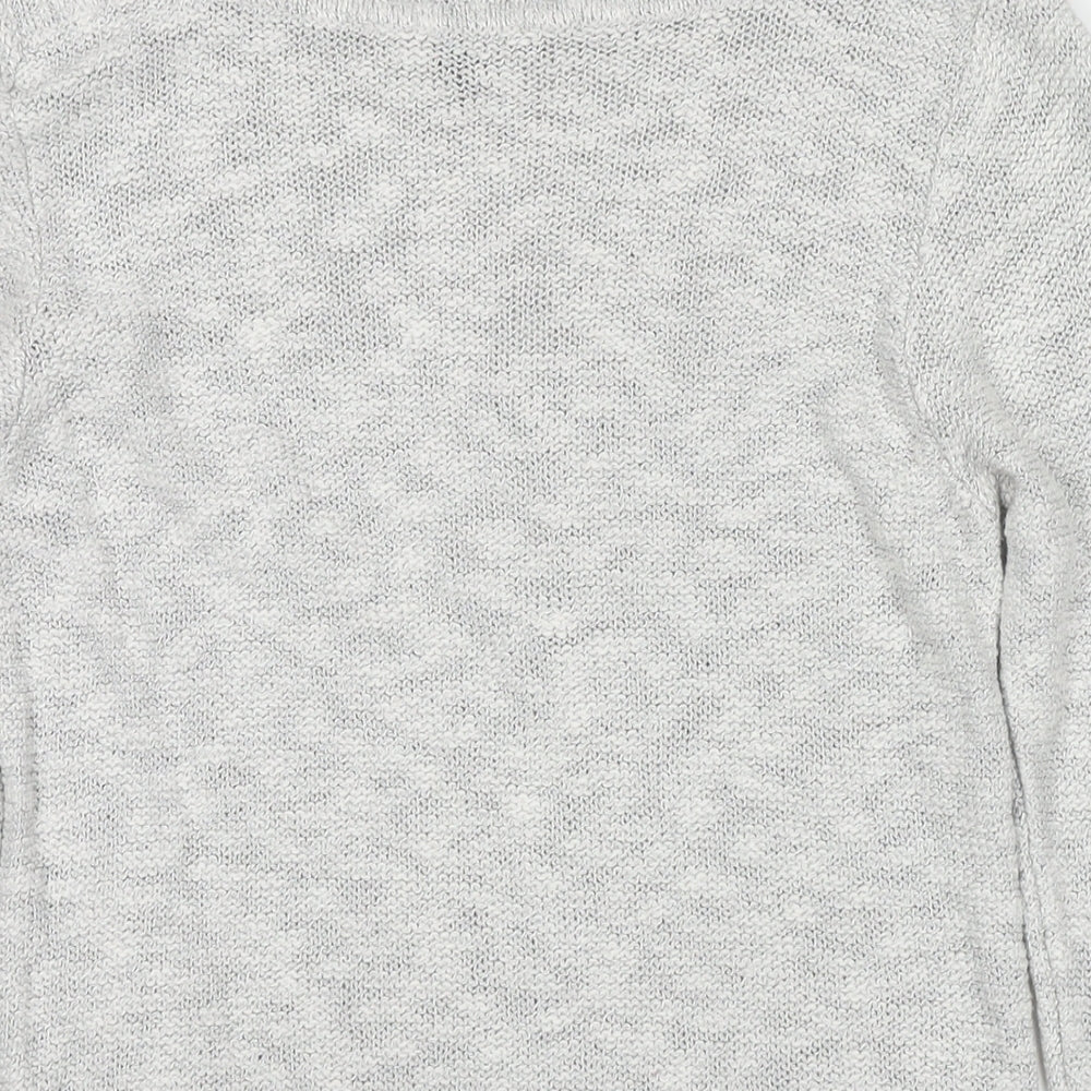 Womens UK Size 10 Marks and Spencer Grey Pullover Jumper