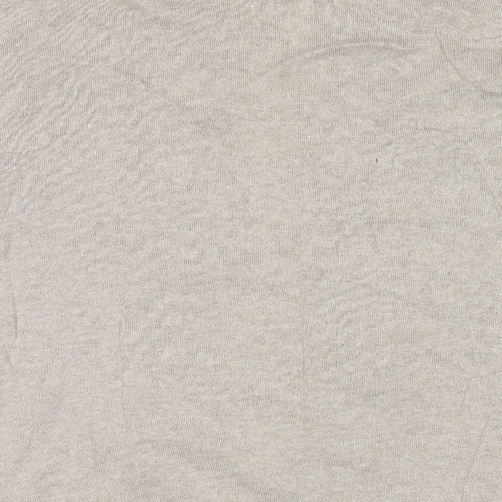 Gap Womens Beige V-Neck Cotton Cape Jumper Size M